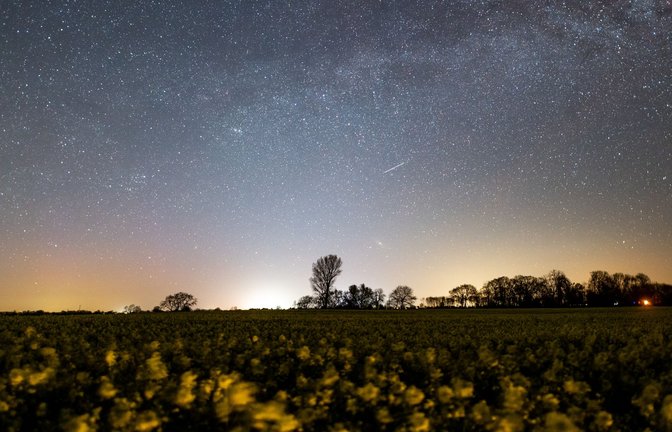 Die Lyriden treten jedes Jahr im April auf. (Archivbild)<span class='image-autor'>Foto: Daniel Reinhardt/dpa</span>