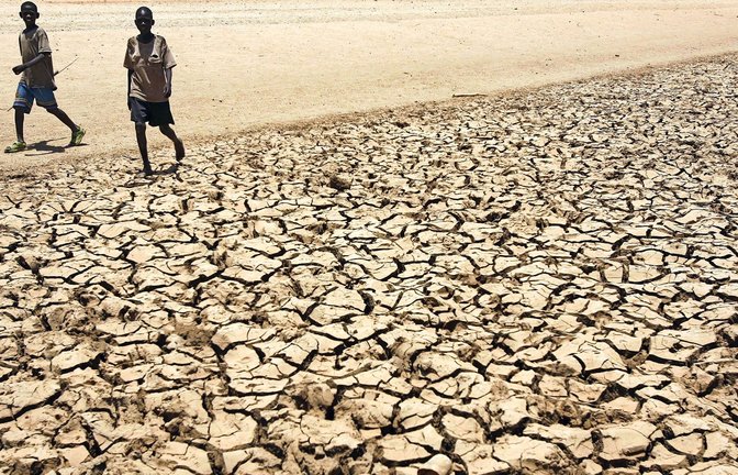 Der Klimawandel trägt auch zu Dürre bei.<span class='image-autor'>Foto: dpa/epa Stephen Morrison</span>