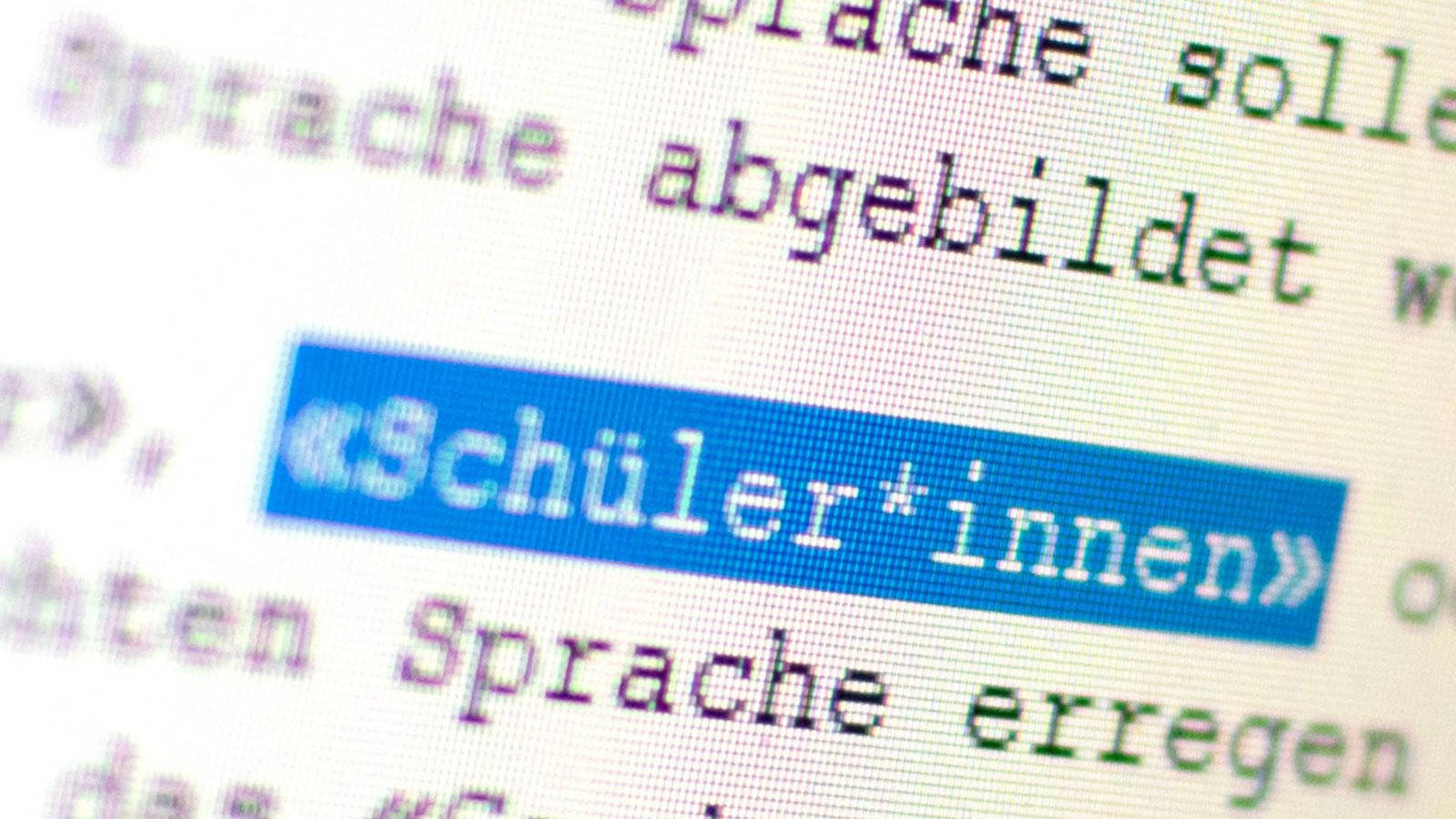 Für die Schulen ist das gendergerechte Schreiben eine besondere Herausforderung.Foto: dpa/Gregor Bauernfeind
