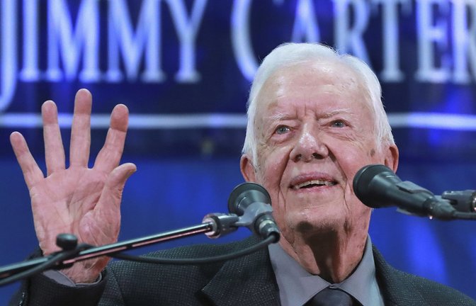 Der frühere US-Präsident Jimmy Carter galt als einer der letzten Repräsentanten eines besseren, aber vergangenen Amerikas.<span class='image-autor'>Foto: dpa/Curtis Compton</span>