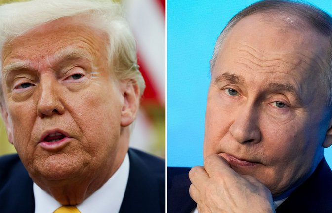 US-Präsident Donald Trump und der russsische Staatschef Wladimir Putin.<span class='image-autor'>Foto: /Pavel Bednyakov/AP/Pool via AP/dpa</span>