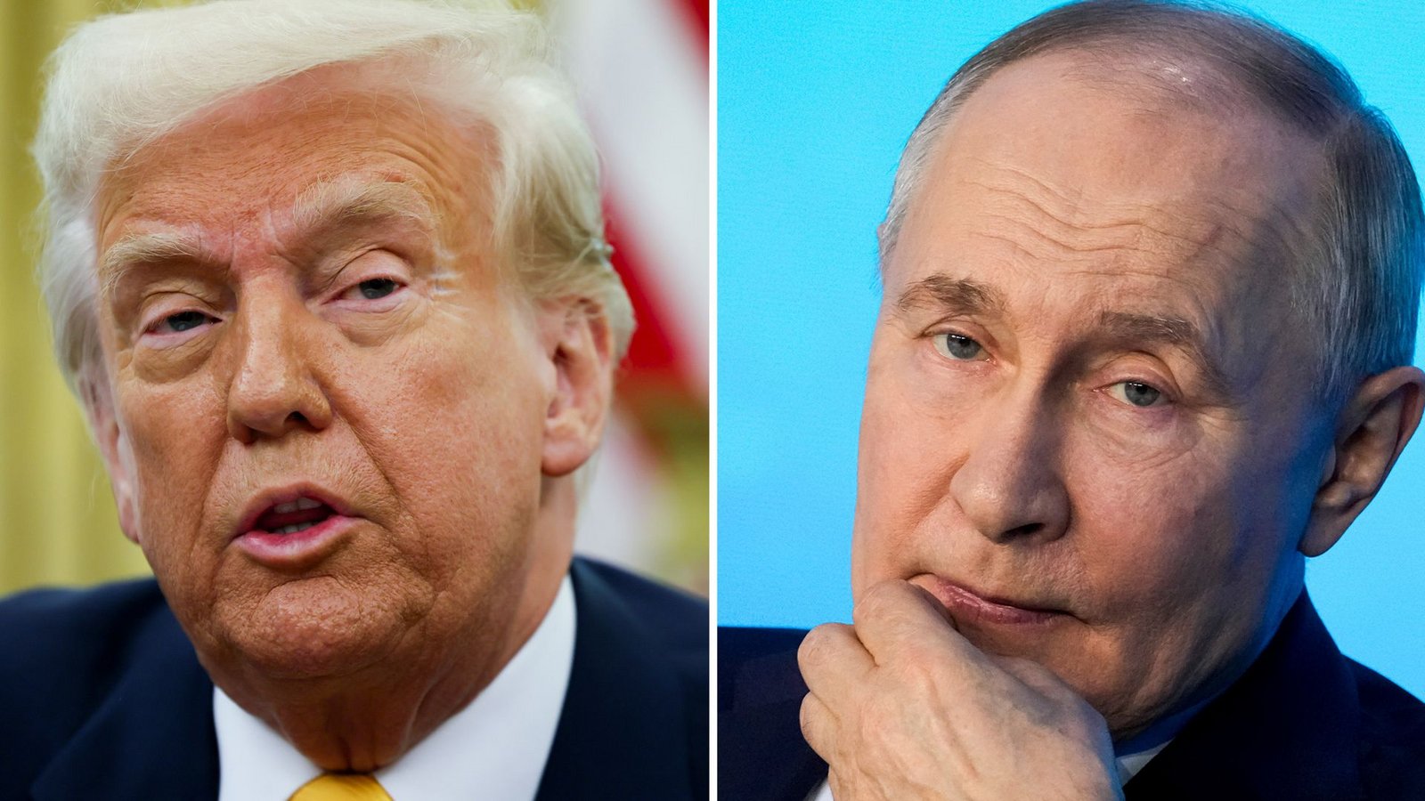 US-Präsident Donald Trump und der russsische Staatschef Wladimir Putin.Foto: /Pavel Bednyakov/AP/Pool via AP/dpa US-Präsident Donald Trump und der russsische Staatschef Wladimir Putin.Foto: /Pavel Bednyakov/AP/Pool via AP/dpa