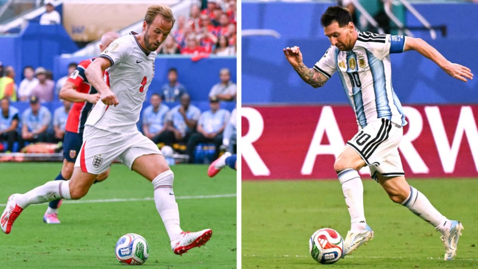 England oder Argentinien? Mit diesen Aufstellungen wollen die Mannschaften in das WM-Finale einziehen.ROBERTO SCHMIDT/afp