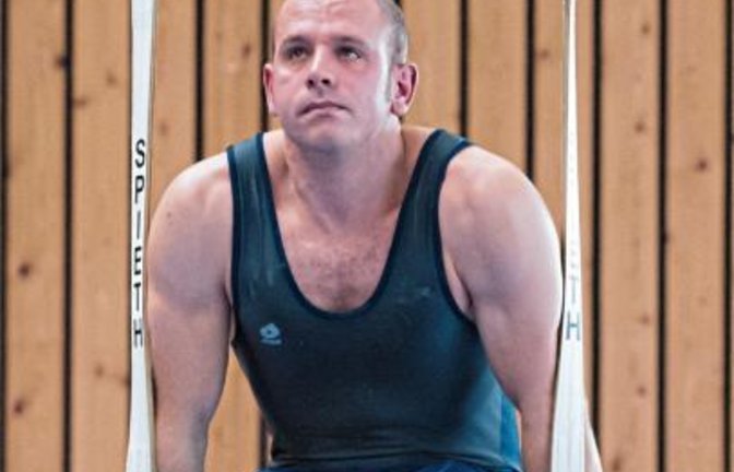 Marco Vogel holte an den Ringen mit 10,15 Punkten die beste Wertung aller Turner der TG Ingersheim/Sersheim. Foto: Archiv/Leitner