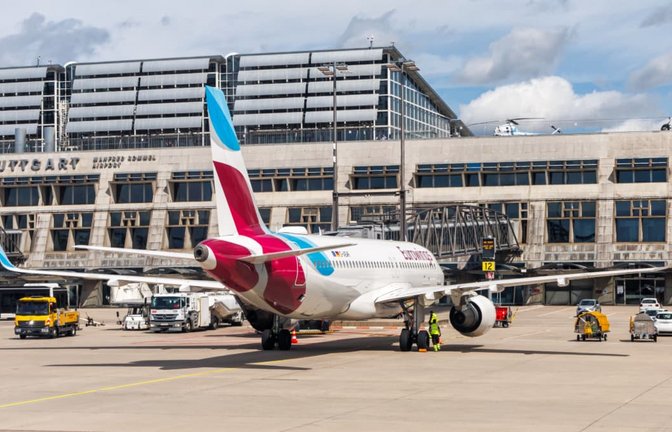 Eine Eurowings-Maschine ist am Mittwochmorgen unplanmäßig in Stuttgart gelandet (Symbolbild).<span class='image-autor'>Markus Mainka/Imago</span>