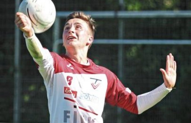 Jacob Jungclaussen und die Zweitligafaustballer des TV Vaihingen wollen um die Rückkehr ins deutsche Oberhaus kämpfen. Foto: Nachreiner