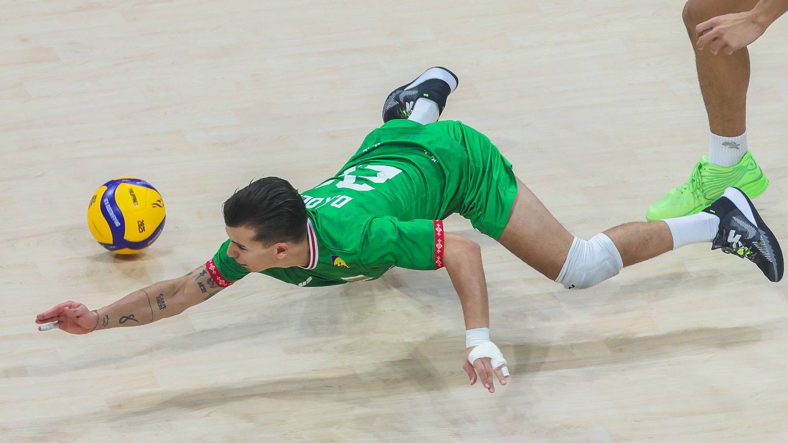 Damyan Kolev spielt künftig für die Barock Volleys in Ludwigsburg.Foto: IMAGO/Xinhua