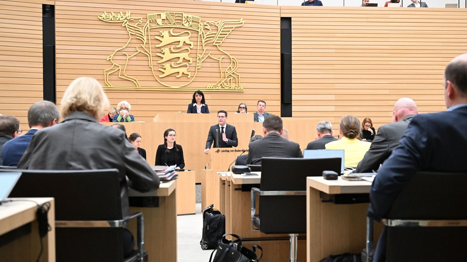 Sollten die Berechnungen stimmen, reicht der bisherige Plenarsaal im Landtag nicht mehr aus.Foto: dpa/Bernd Weißbrod Sollten die Berechnungen stimmen, reicht der bisherige Plenarsaal im Landtag nicht mehr aus.Foto: dpa/Bernd Weißbrod