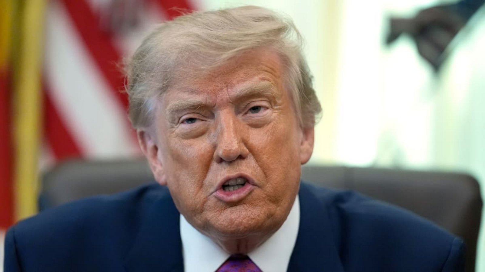Russland wird keine Nato-Verbündeten attackieren – davon ist US-Präsident Donald Trump überzeugt. (Archivbild)Manuel Balce Ceneta/AP/dpa Russland wird keine Nato-Verbündeten attackieren – davon ist US-Präsident Donald Trump überzeugt. (Archivbild)Manuel Balce Ceneta/AP/dpa