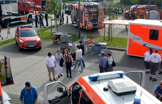 Große Fahrzeugschau in Mühlacker.