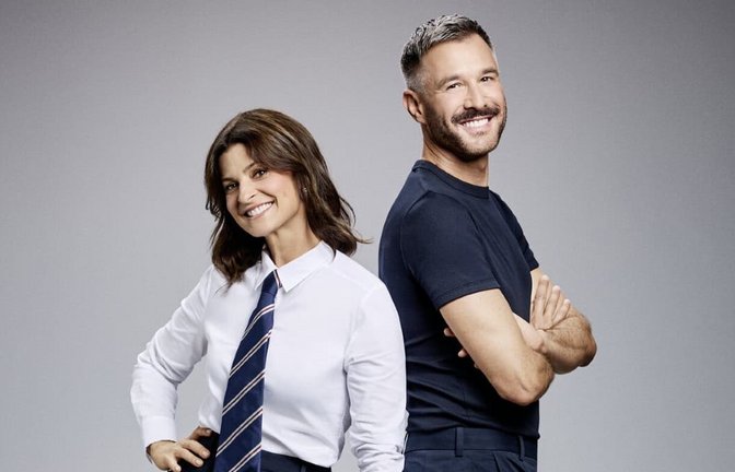 Das Moderationsduo der 14. Staffel: Marlene Lufen und Jochen Schropp.<span class='image-autor'>Joyn/Marc Rehbeck</span>