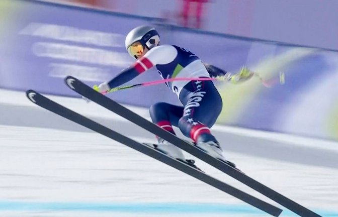 Bei ihrem Sturz bei den Winterspielen verletzte sich Lindsey Vonn schwer.<span class='image-autor'>Foto: Uncredited/Olympic Broadcasting/Uncredited</span>