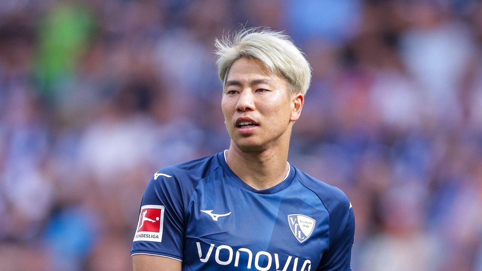 Und auch ein anderer Bundesligaprofi wird den deutschen Fans vermutlich noch schmerzlich in Erinnerung geblieben sein: Der 27-Jährige Takuma Asano vom VfL Bochum.Foto: IMAGO/RHR-Foto/IMAGO/Dennis Ewert/RHR-FOTO