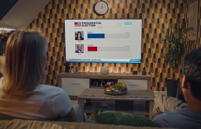 Wo kann man die US-Wahl 2024 live im TV sehen? (Symbolbild)<span class='image-autor'>Foto: Frame Stock Footage/Shutterstock</span>