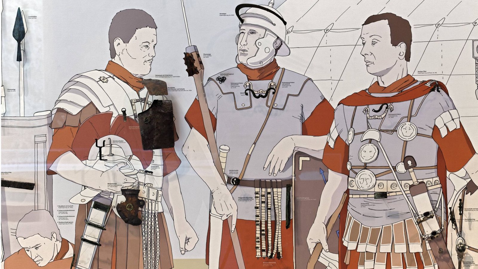 Abbildung von Legionären im Museum und Park Kalkriese (Varusschlacht) im Osnabrücker Land.Foto: mago/Imagebroker Abbildung von Legionären im Museum und Park Kalkriese (Varusschlacht) im Osnabrücker Land.Foto: mago/Imagebroker