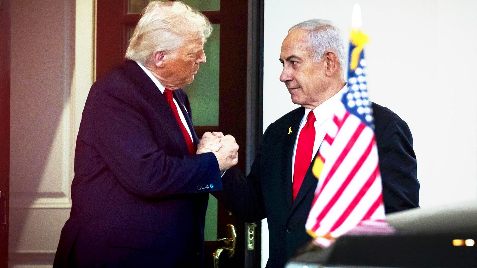 Bereits im April war Benjamin Netajahu (re.) zu Gast bei Donald Trump.Foto: imago/Allison Bailey Bereits im April war Benjamin Netajahu (re.) zu Gast bei Donald Trump.Foto: imago/Allison Bailey