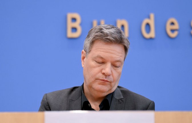 Das Ergebnis der Bundestagswahl war für Robert Habeck bitter.<span class='image-autor'>Foto: dpa/Sören Stache</span>