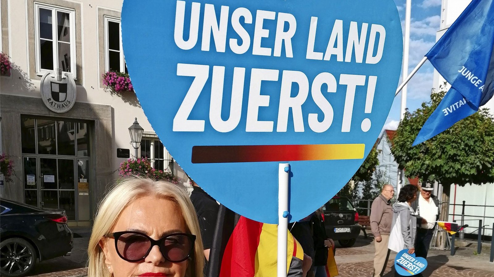 Cornelia Moser in Hechingen wählt die AfD.Foto: Gottschalk/cgo Cornelia Moser in Hechingen wählt die AfD.Foto: Gottschalk/cgo
