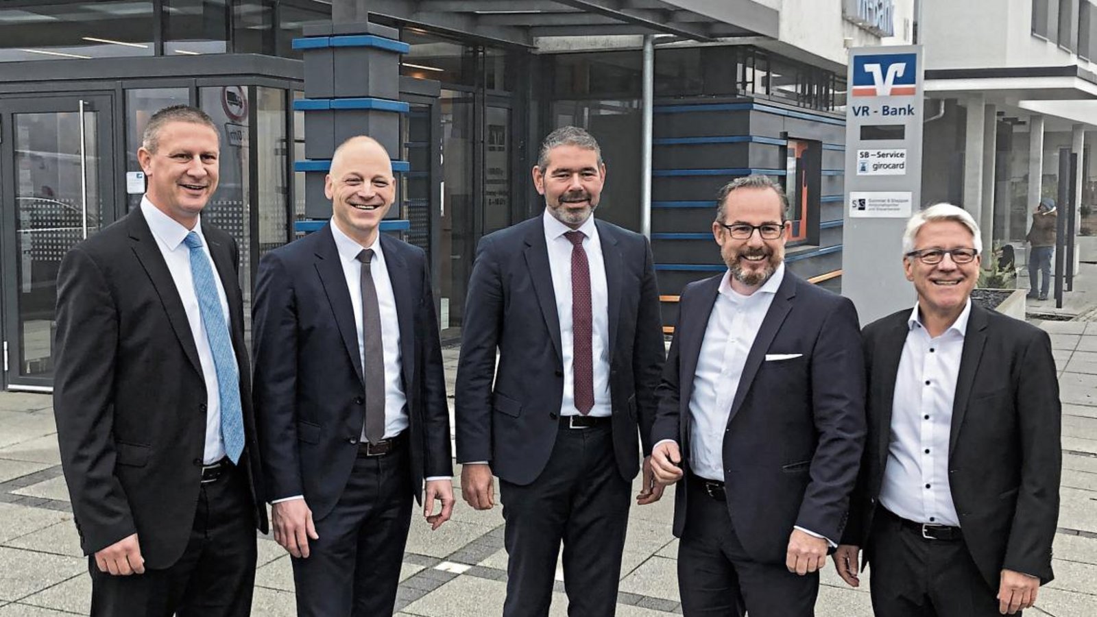 Der Vorstand der VR-Bank Ludwigsburg stellt sich vor (von links): Franz Kraaz, Co-Vorstandvorsitzender Timm Häberle, Heiko Herbst, Co-Vorstandsvorsitzender Thomas Palus und Joachim Sandner.  Foto: privat