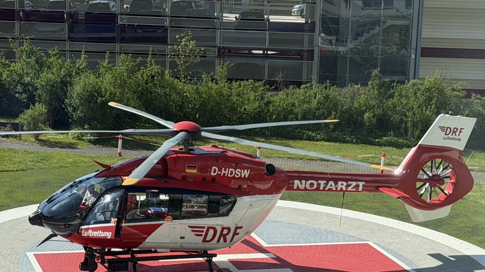 Erfolgreiche Landung am Krankenhaus Bietigheim.  Foto: RKH Gesundheit