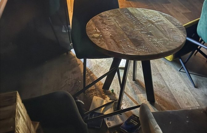 Ein Mann in psychischem Ausnahmezustand, so die Polizei, hat am Samstag in dem Oberriexinger Laden randaliert. Foto: pTante M.jpg