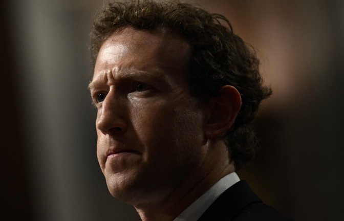 Schlechte Nachrichten für Marc Zuckerberg, den Gründer von Meta (Archivbild).<span class='image-autor'>BRENDAN SMIALOWSKI/afp</span>