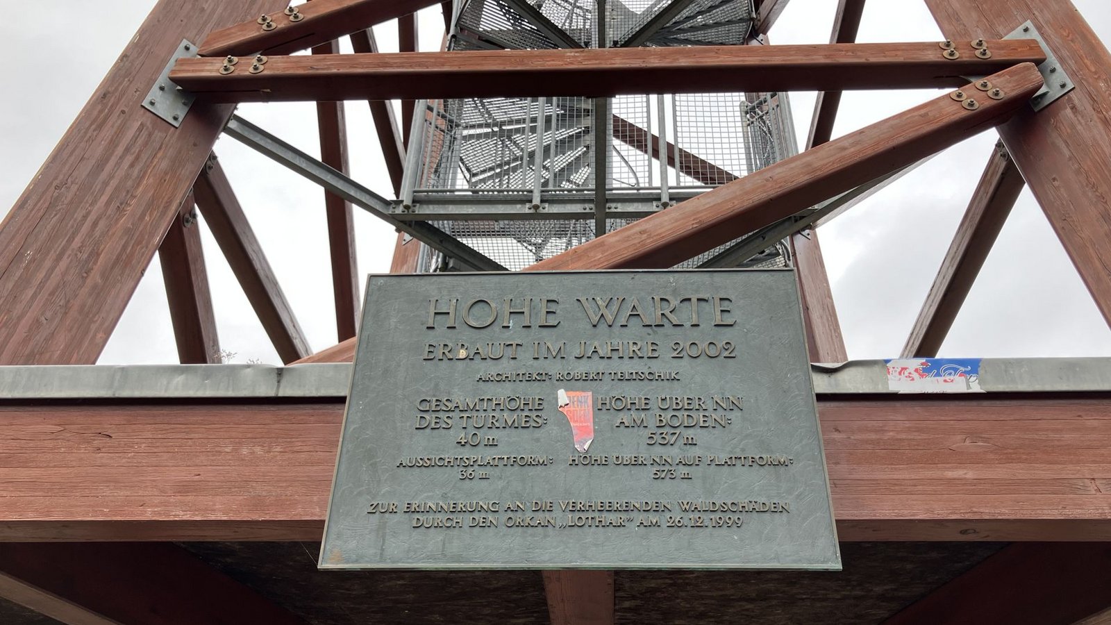 Der Turm wurde vor 22 Jahren erbaut.Foto: STZN/Dürr Der Turm wurde vor 22 Jahren erbaut.Foto: STZN/Dürr