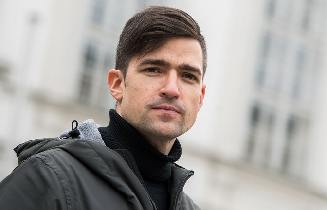 Martin Sellner will auf der Durchreise nach Chemnitz in Passau halt machen. (Archivbild)<span class='image-autor'>Foto: imago images/Eibner Europa/Eibner-Pressefoto/EXPA/Michael Gruber via www.imago-images.de</span>