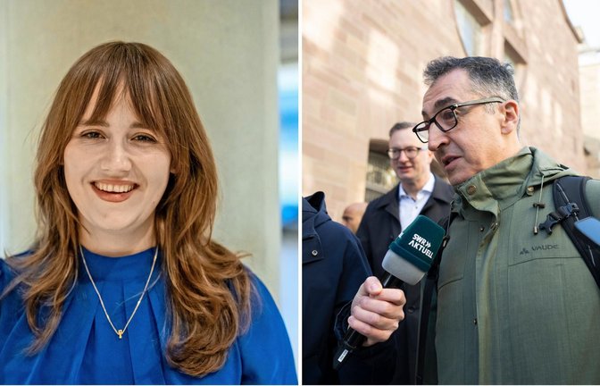 Für Ricarda Lang (links) war Cem Özdemir der richtige Kandidat für Baden-Württemberg – anderswo aber womöglich nicht.<span class='image-autor'>Foto: Michael Kappeler/dpa</span>
