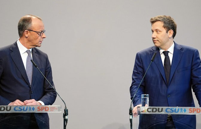 Friedrich Merz wird Bundeskanzler, Lars Klingbeil sein Vize.<span class='image-autor'>Foto: dpa</span>