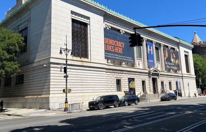 Pünktlich zum 250. Geburtstag der USA erzählt das New York Historical Museum die Geschichte der US-Demokratie.<span class='image-autor'>Foto: Christina Horsten/dpa</span>