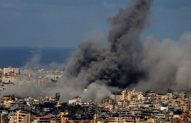 Bei israelischen Angriffen im Libanon sind nach Angaben von Unicef innerhalb der vergangenen 24 Stunden sieben Kinder getötet worden (Archivfoto).<span class='image-autor'>Foto: Marwan Naamani/dpa/Marwan Naamani</span>