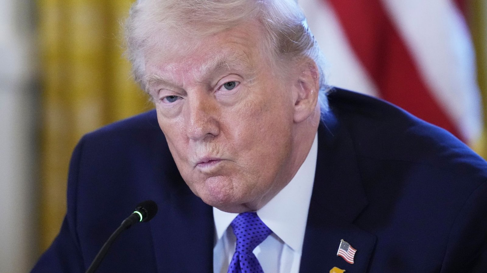 Trump zeigte sich verärgert über den Iran. (Archivbild)Foto: Alex Brandon/AP/dpa