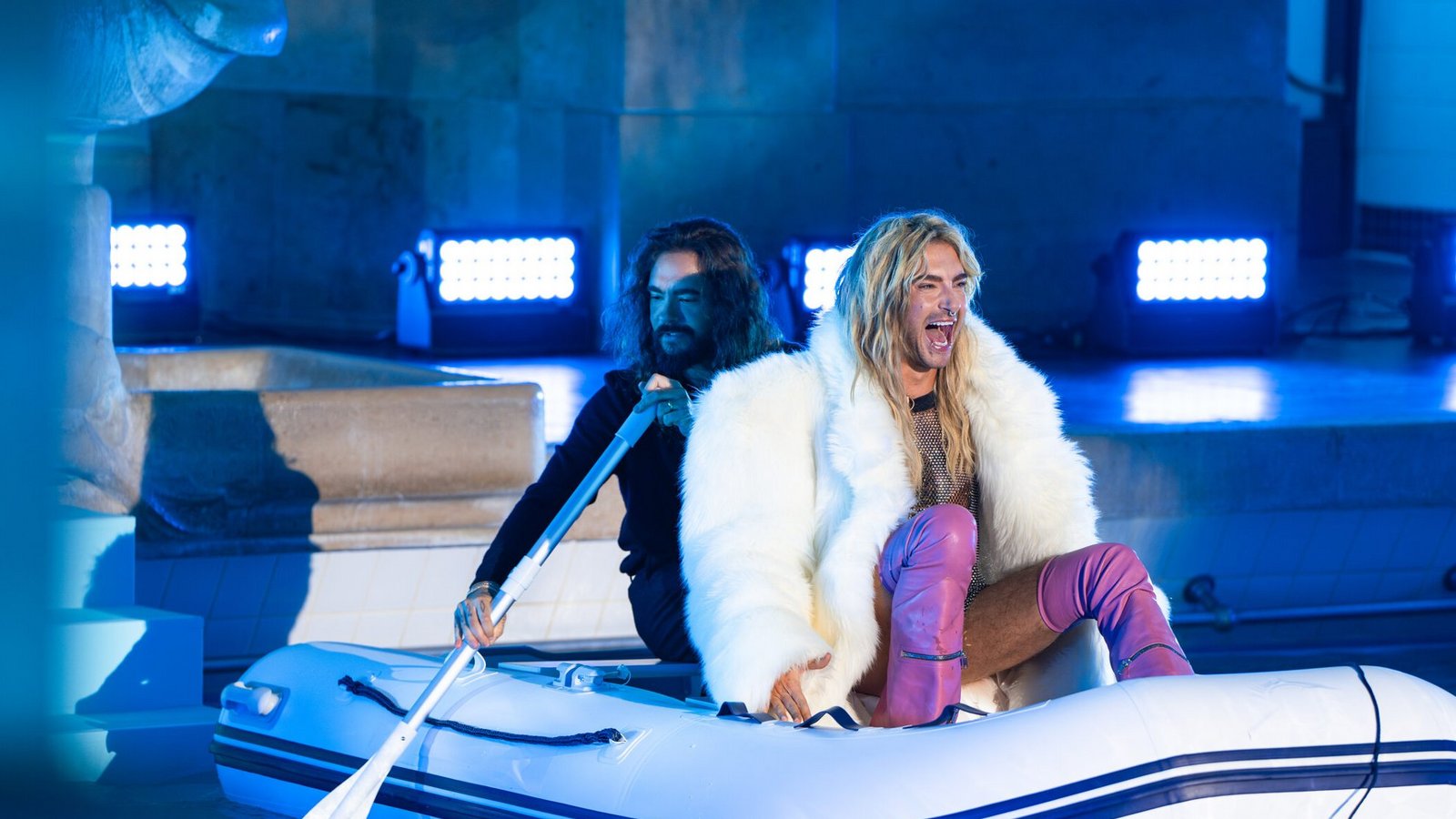 Die Gäste der 10. Folge von „Germany’s Next Topmodel“ 2025: Bill und Tom Kaulitz.Foto: ProSieben/Daniel Graf Die Gäste der 10. Folge von „Germany’s Next Topmodel“ 2025: Bill und Tom Kaulitz.Foto: ProSieben/Daniel Graf