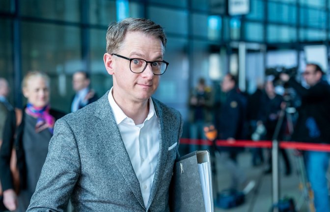 Verblüfft mit einem überraschenden Vorstoß: CDU-Generalsekretär Carsten Linnemann.<span class='image-autor'>Foto: dpa/Michael Kappeler</span>