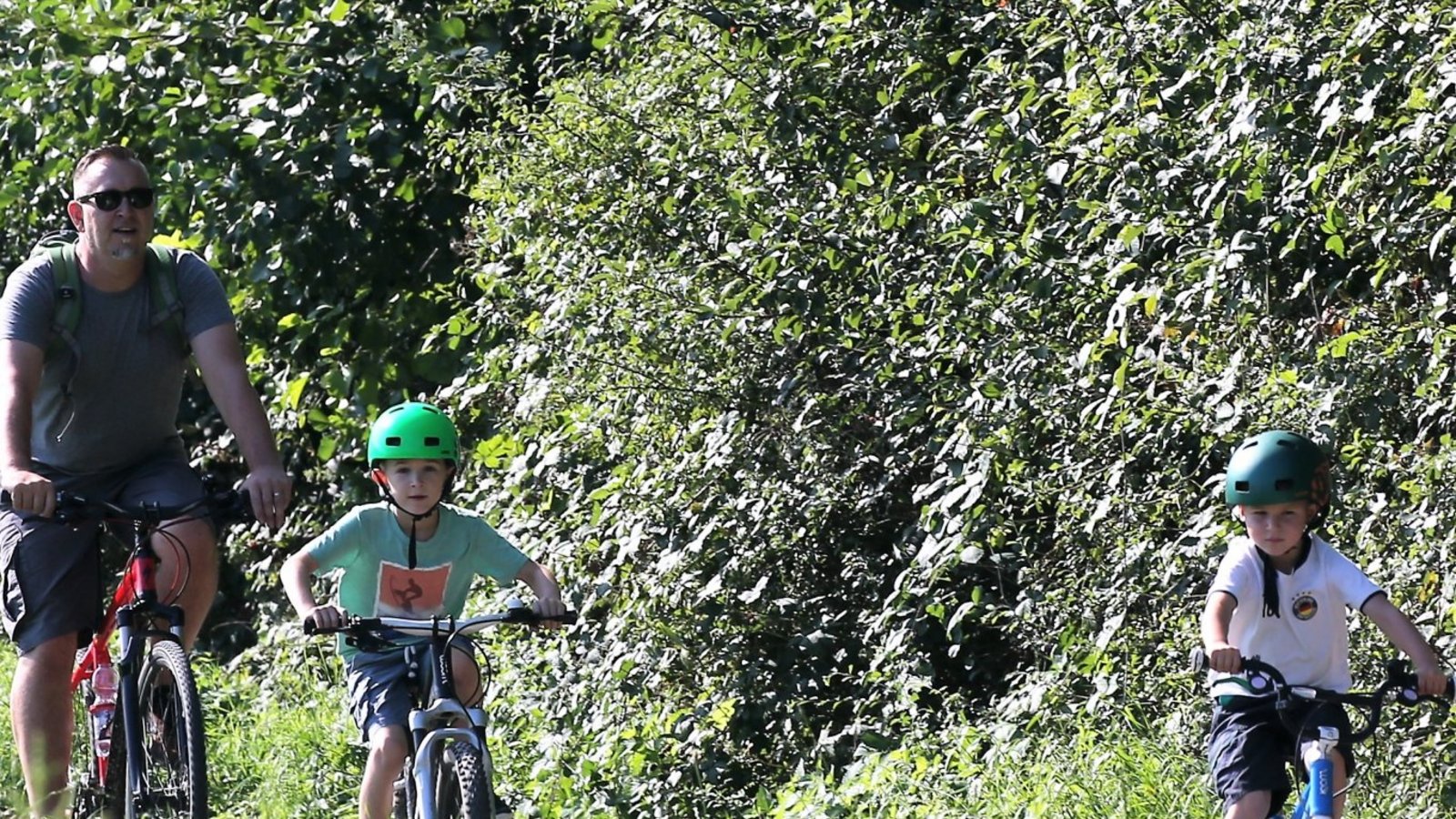 Familienausflug ins Grüne. 