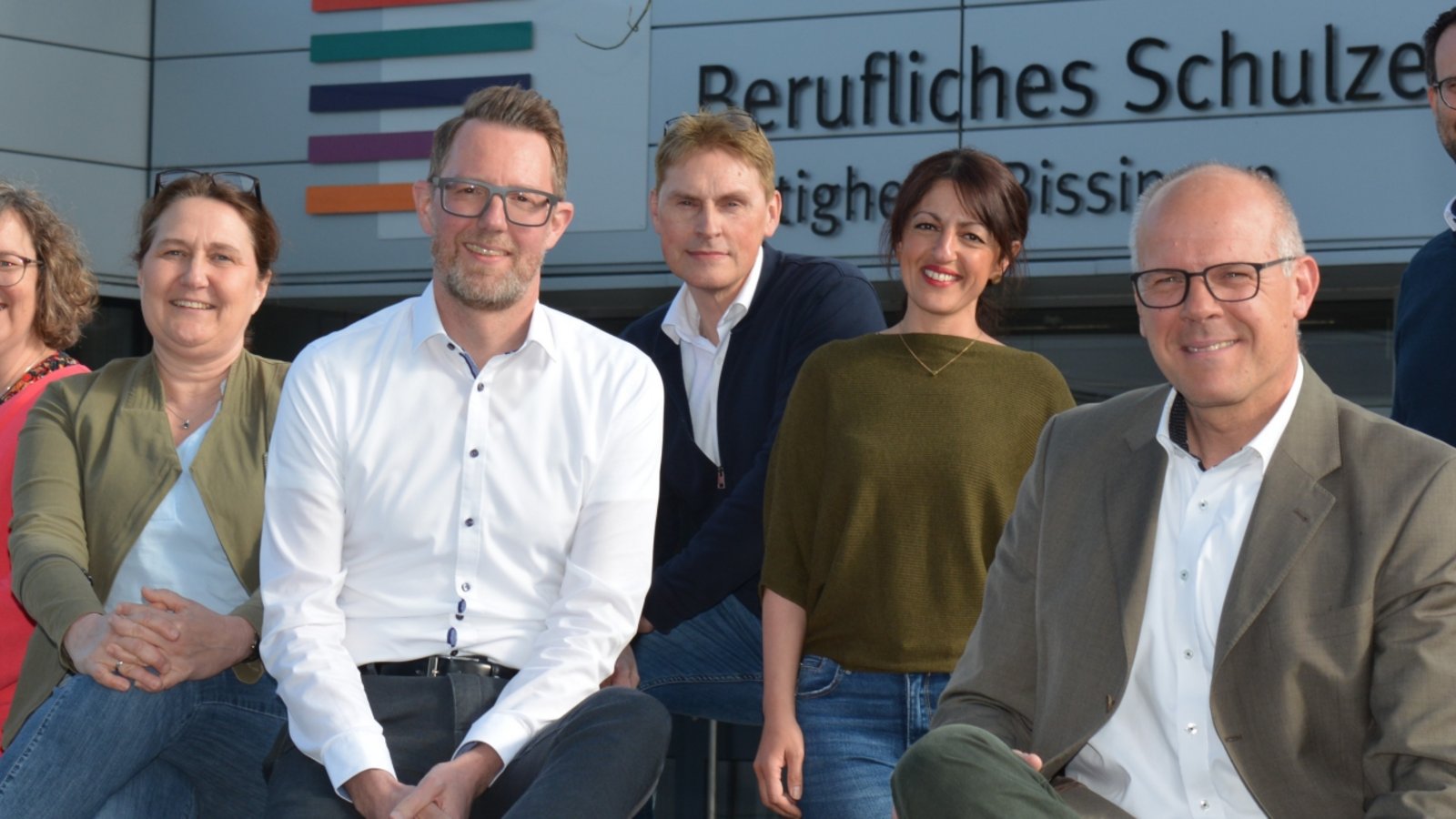 Das Schulleitungsteam des BSZ; Zweiter von rechts Stefan Ranzinger. Foto: p