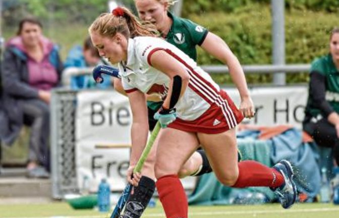 Lena Klösel hat mit dem Bietigheimer HTC den ersten Sieg in der noch jungen Saison der 2. Bundesliga eingefahren.  Foto: Archiv/Leitner