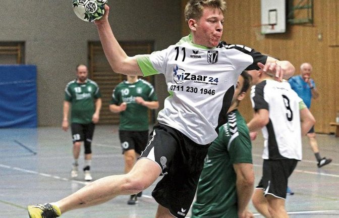 Vincent Fischer hat zwei Treffer zum Oberriexinger 28:13-Sieg beigetragen. Foto: Küppers