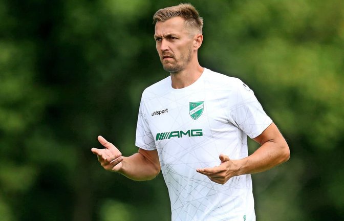 Dominik Janzer, Coach beim&nbsp; TSV Afflterabach steuerte einen Treffer beim 3:1 gegen den FSV Oßweil bei. .<span class='image-autor'>Avanti</span>