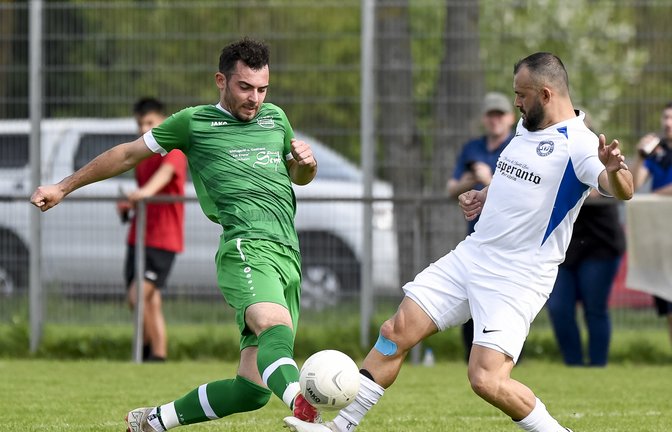 Benaja Mauch (links) trifft mit Kleinglattbach auf den SV Leonberg/Eltingen II. <span class='image-autor'>Foto: Leitner</span>