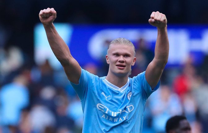Erling Haaland  ist auf dem Cover von „EA Sports FC 24“ zu sehen, dem direkten Nachfolger von FIFA 23. (Archivbild)<span class='image-autor'>Foto: IMAGO/News Images/IMAGO/Ryan Crockett/News Images</span>