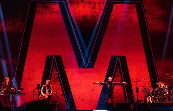 Das „M“ ist das prägende Element des Bühnenbildes auf der jüngsten Tour von Depeche Mode gewesen.<span class='image-autor'>Foto: IMAGO/TT</span>