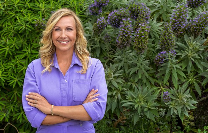 Andrea Kiewel, Moderatorin des ZDF-Fernsehgarten<span class='image-autor'>Foto: ZDF und Marcus Höhn</span>