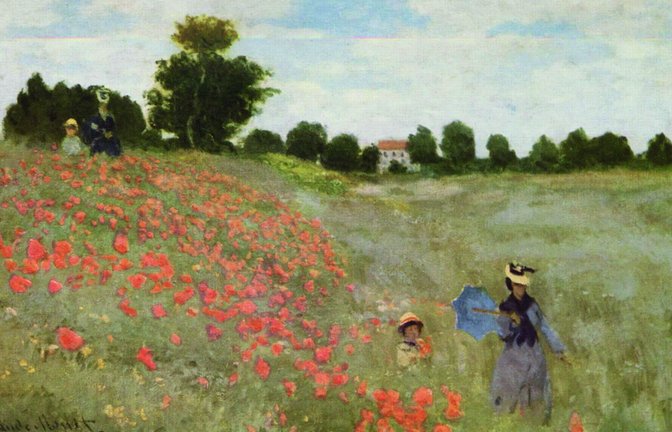 Natur, so wie Claude Monet sie sah: „Mohnfeld“ von 1873.<span class='image-autor'>Foto: Musée d’Orsay</span>