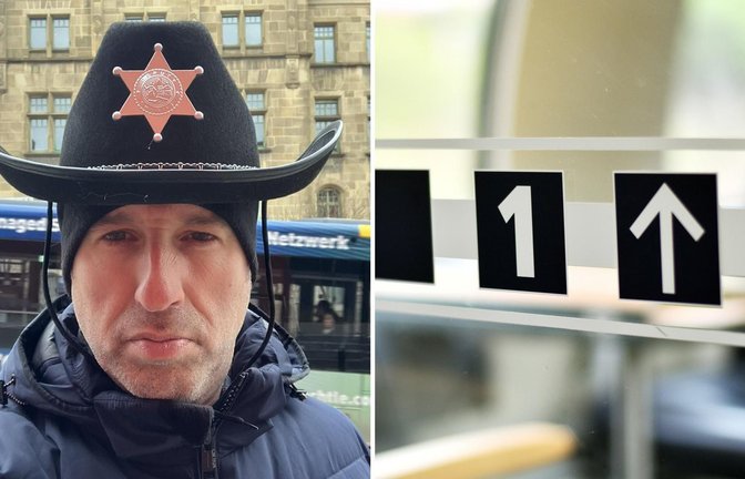 Boris Palmer hat sich zum Fasnetsumzug in Tübingen am vergangenen Wochenende als Sheriff verkleidet – wenige Tage später tritt er in ernster Sache als Leiter der Ortspolizeibehörde auf.<span class='image-autor'>Foto: Facebook-Seite Boris Palmer, imago/Panthermedia</span>
