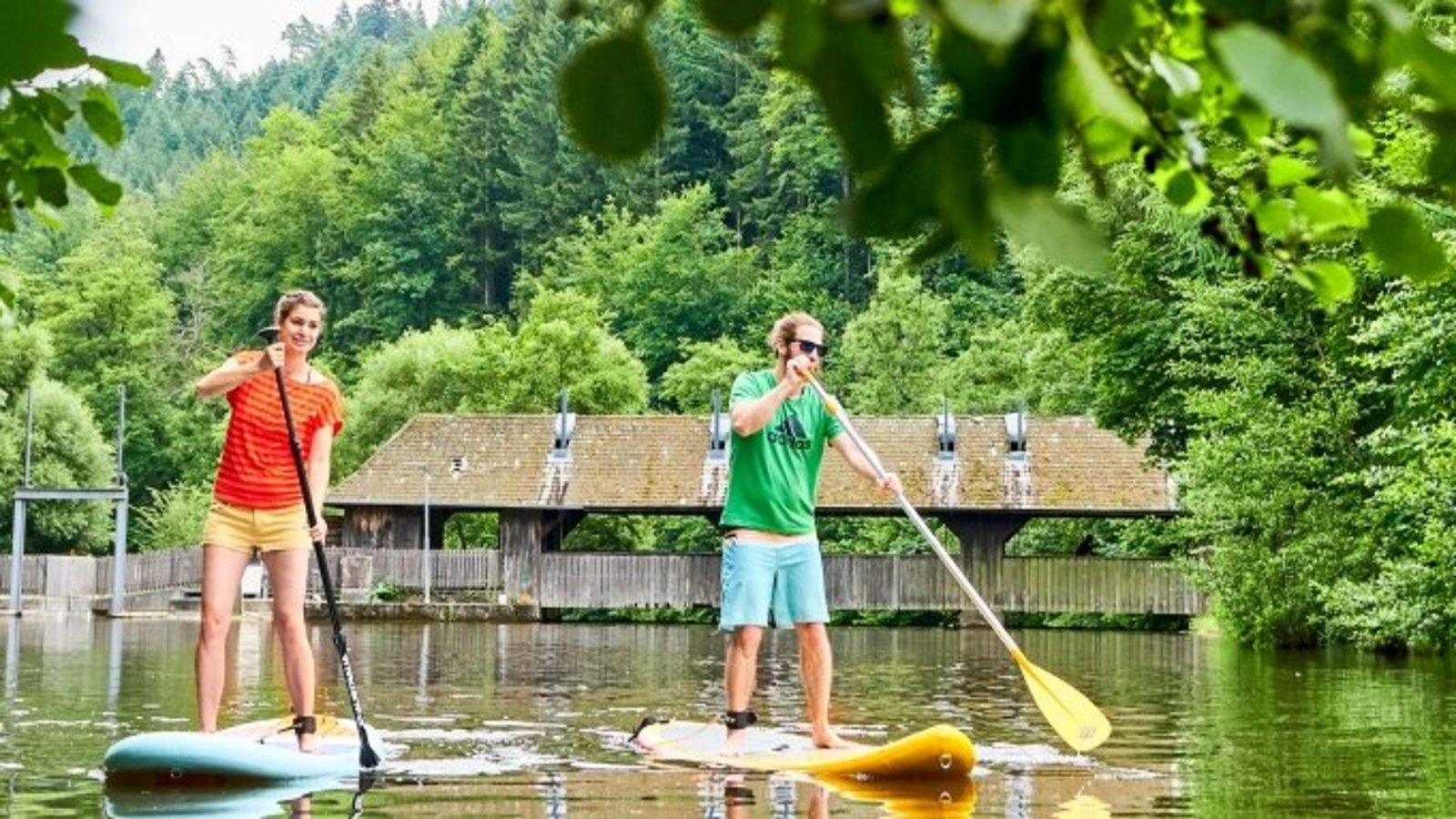 Sanftes Gleiten auf der Enz.  Foto: Wegener Sanftes Gleiten auf der Enz.  Foto: Wegener