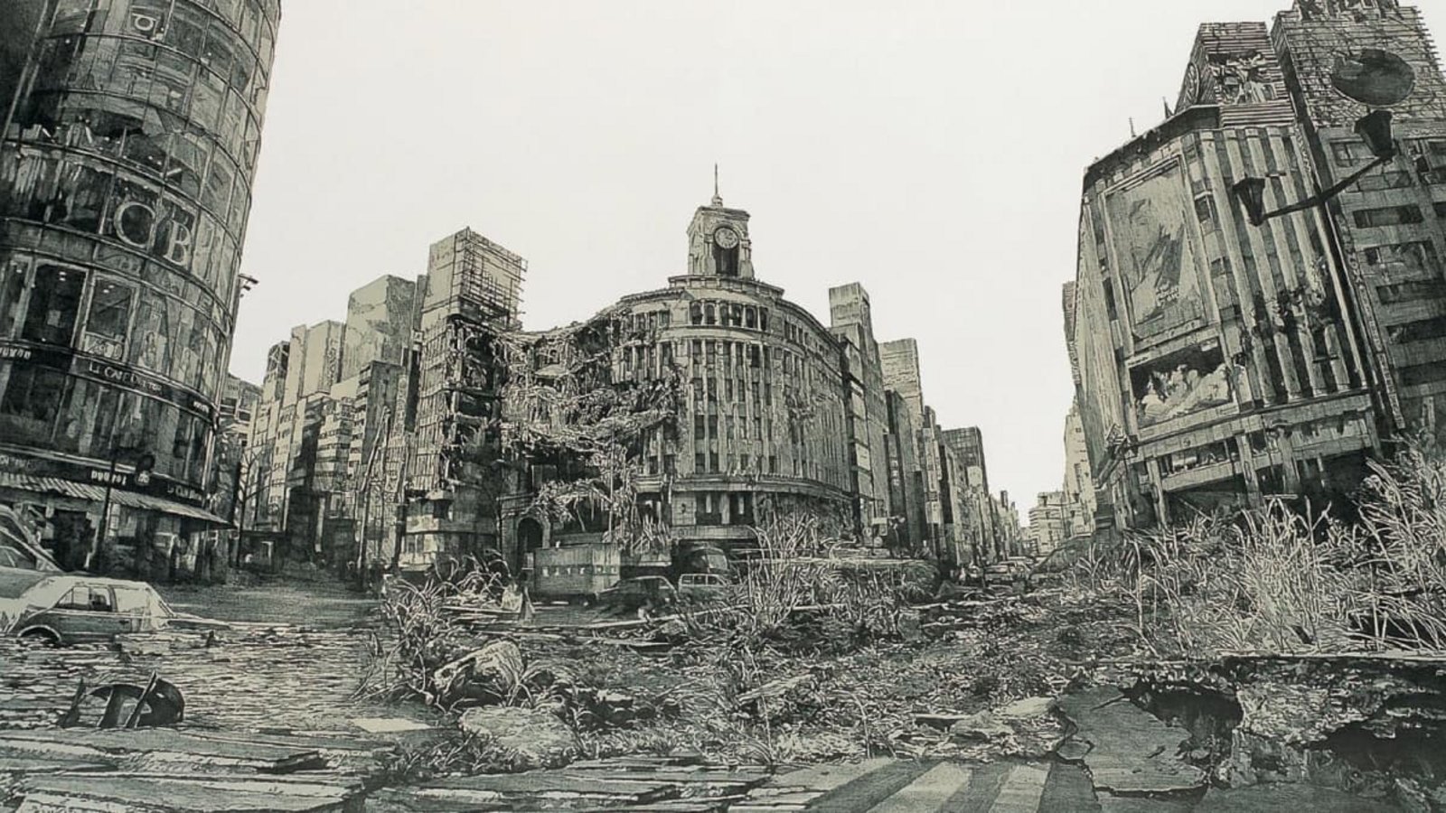 So stellt sich der japanische Zeichner Hisaharu Motoda ein postapokalyptisches Tokio vor.Imago/WENN So stellt sich der japanische Zeichner Hisaharu Motoda ein postapokalyptisches Tokio vor.Imago/WENN