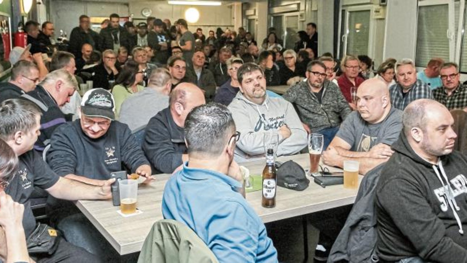 Volle Hütte herrschte beim Fantalk der Steelers im Vereinsheim des Fördervereins am Donnerstag. Volle Hütte herrschte beim Fantalk der Steelers im Vereinsheim des Fördervereins am Donnerstag.