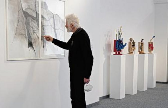 Besucher in der Pforzheimer Galerie. Foto: Friedrich